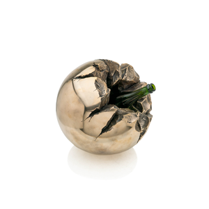 Cracked Bronze Sphere Champagne Caddy, Robert Myers