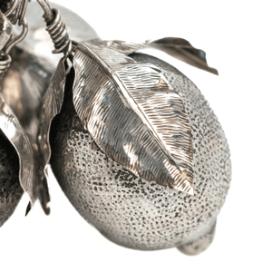 Hyperrealistic Sterling Silver Fruit