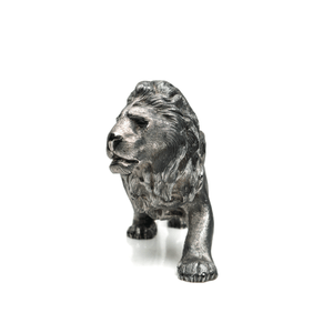 Sterling Lion Sculpture, 19th c.