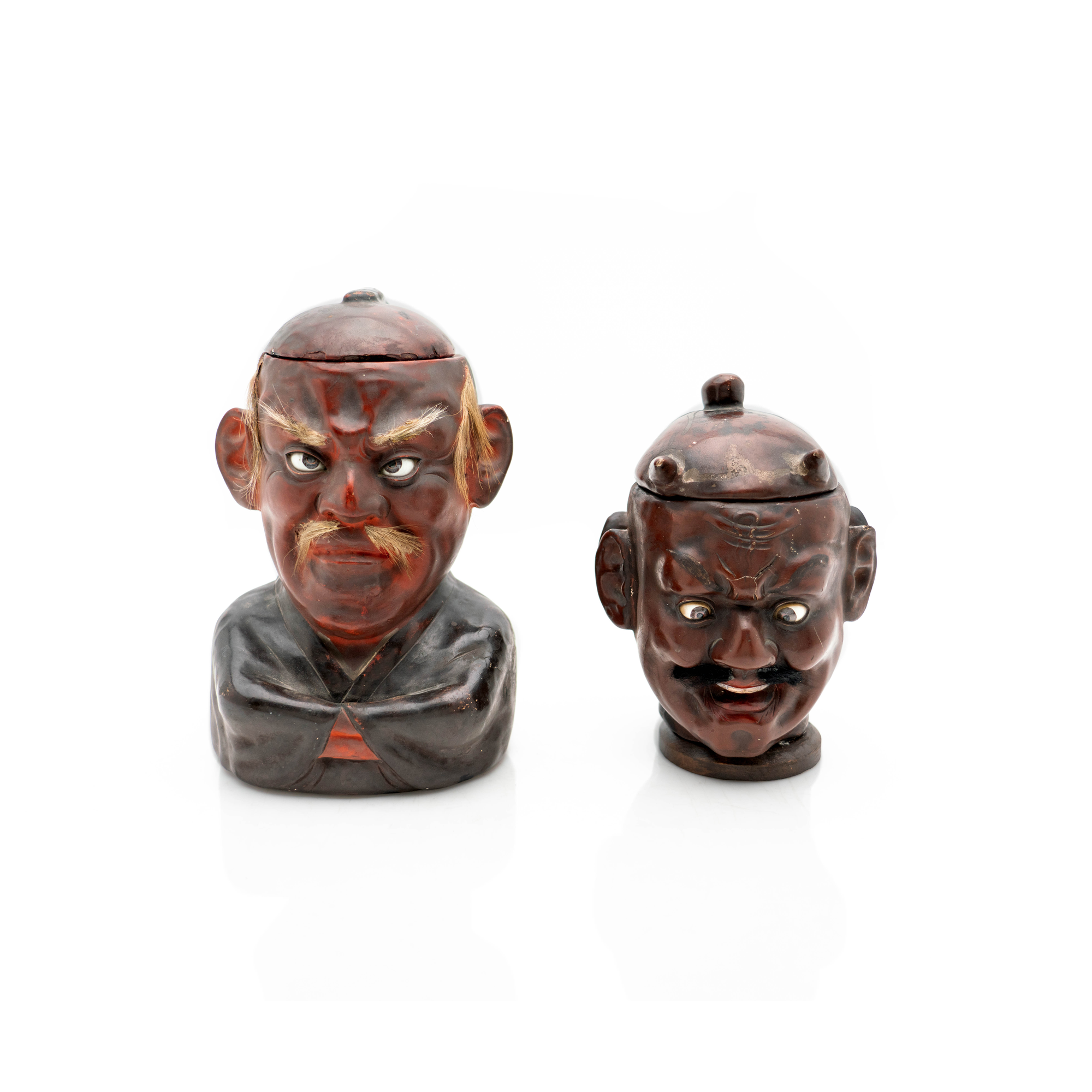 Japanese Meiji Period Tobacco Boxes Lacquer