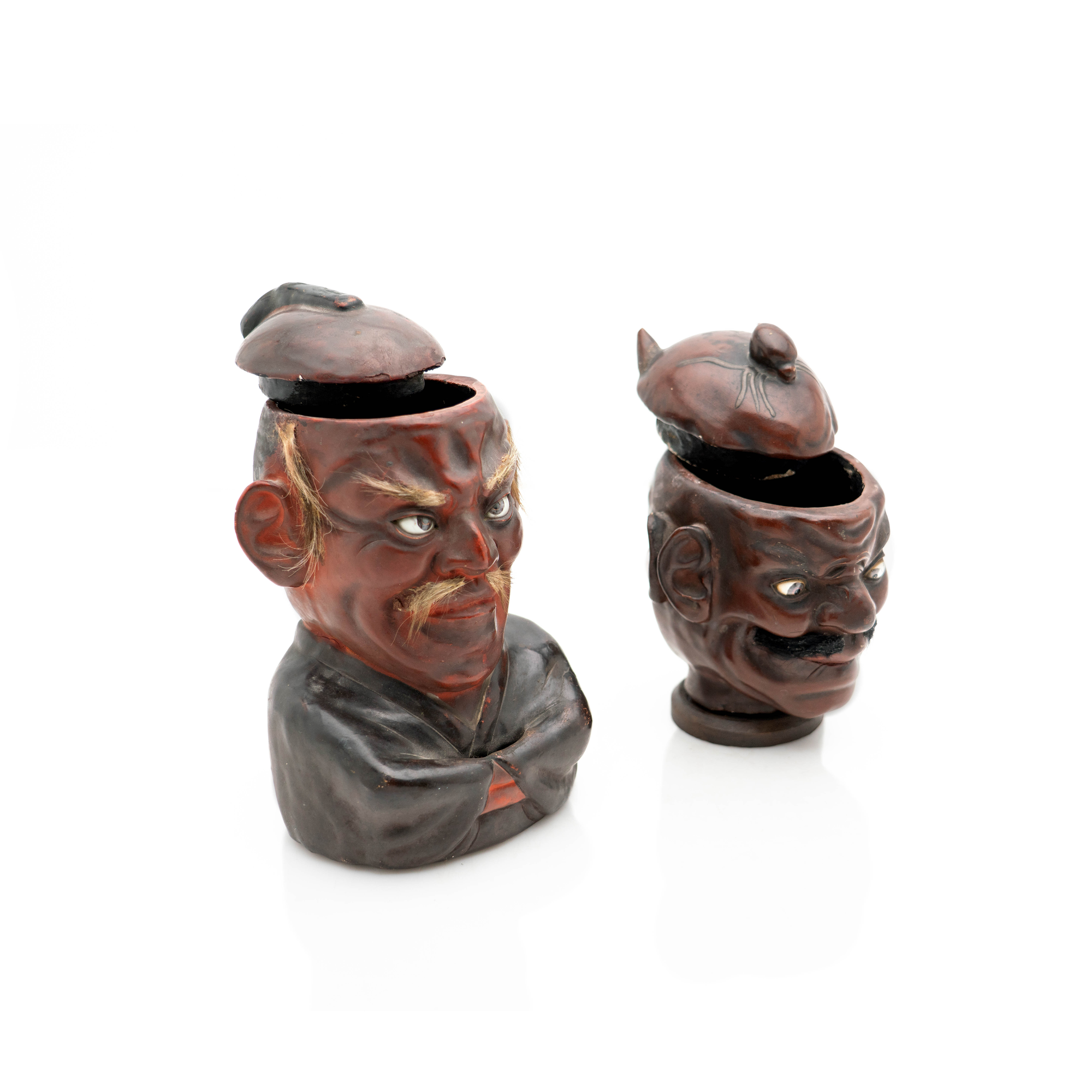 Japanese Meiji Period Tobacco Boxes Lacquer