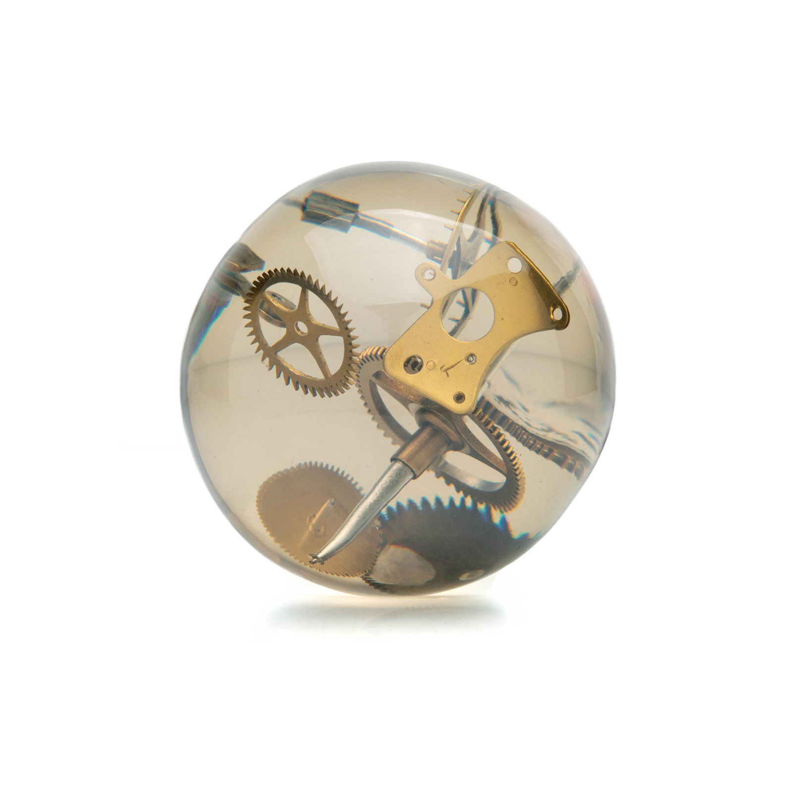 Lucite Sphere, Clock Parts
