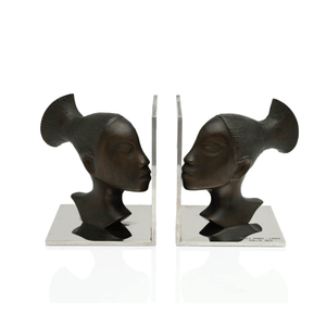 Bronze & Nickel Bookends