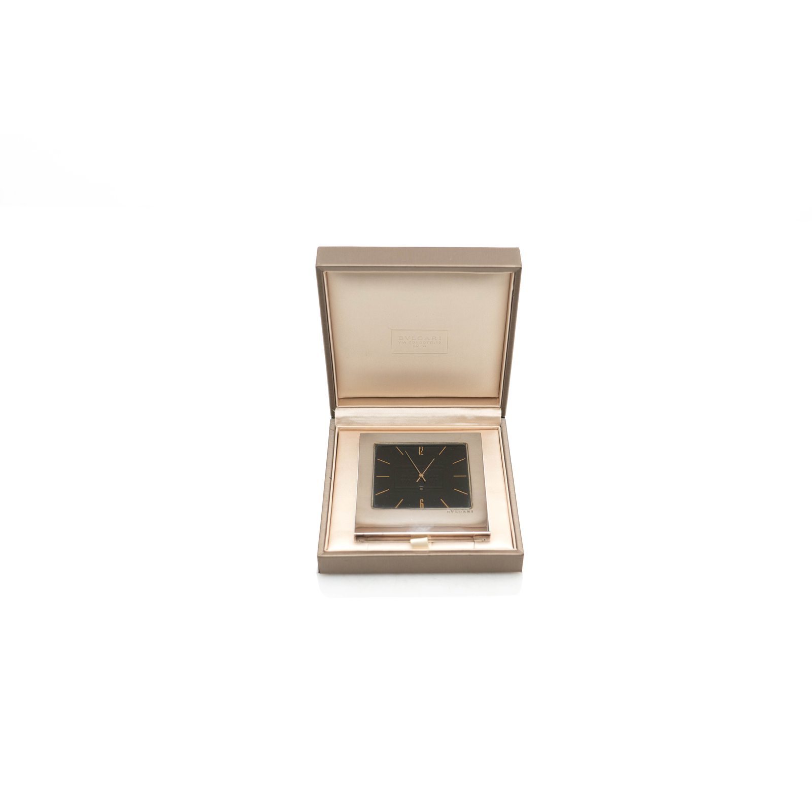 Bvlgari Sterling Clock