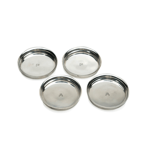 Hermes Sterling Coasters, 4