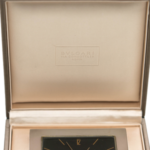 Bvlgari Sterling Clock
