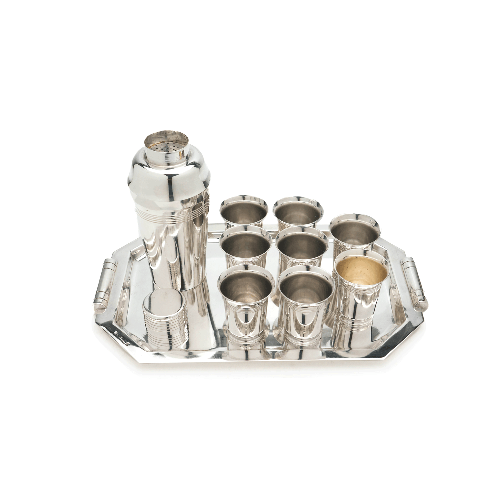 French Deco Cocktail Shaker Set