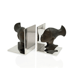 Bronze & Nickel Bookends