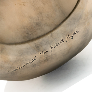 Cracked Bronze Sphere Champagne Caddy, Robert Myers