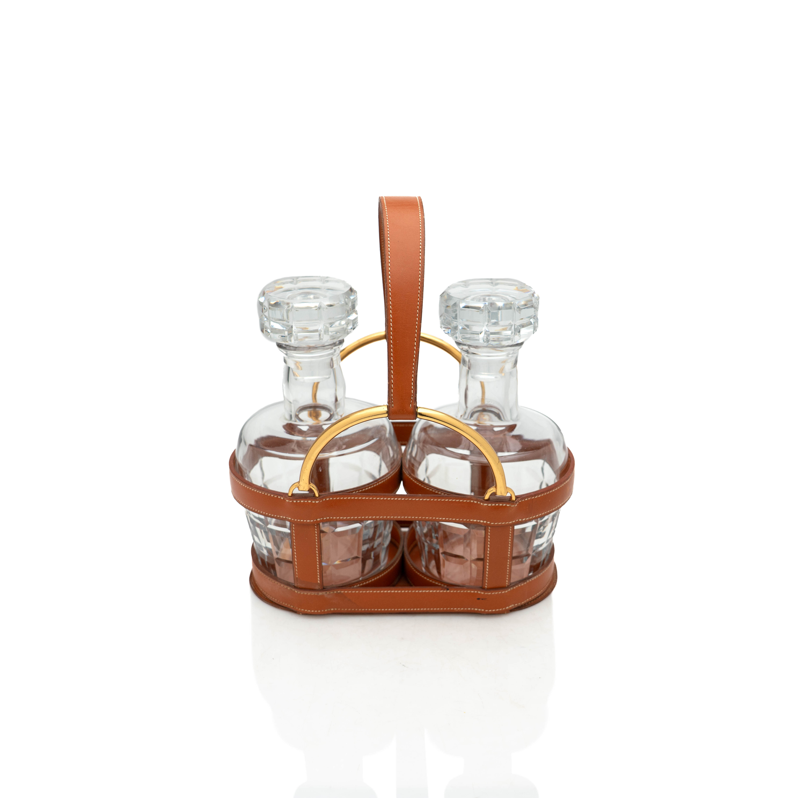 Hermes Decanter Caddy, Brown