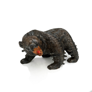 Japanese Carved Wood Bear