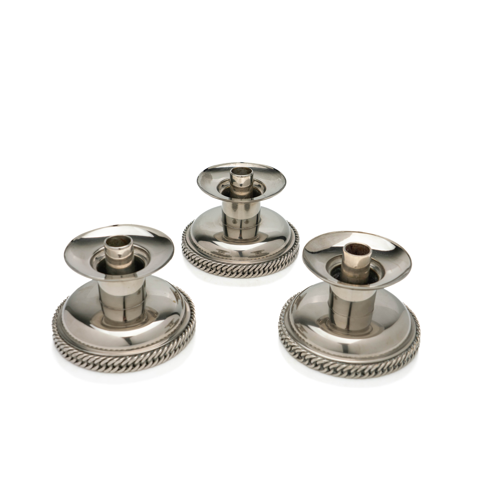 Hermes Chainlink Candle Holders