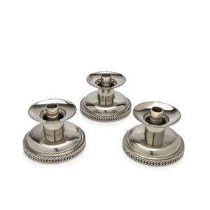 Hermes Chainlink Candle Holders