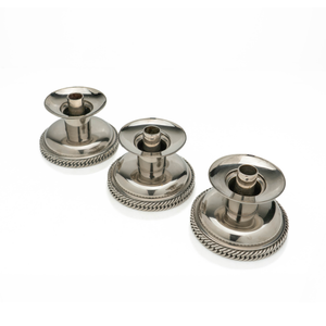 Hermes Chainlink Candle Holders