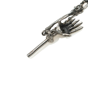 Sterling Watch Fob, Skull