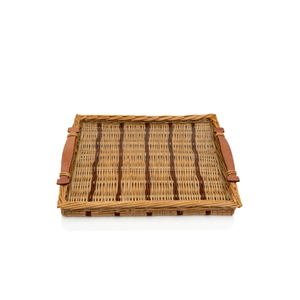Hermes Wicker Tray