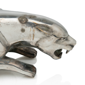 Silvered Bronze Jaguar, French 1940s