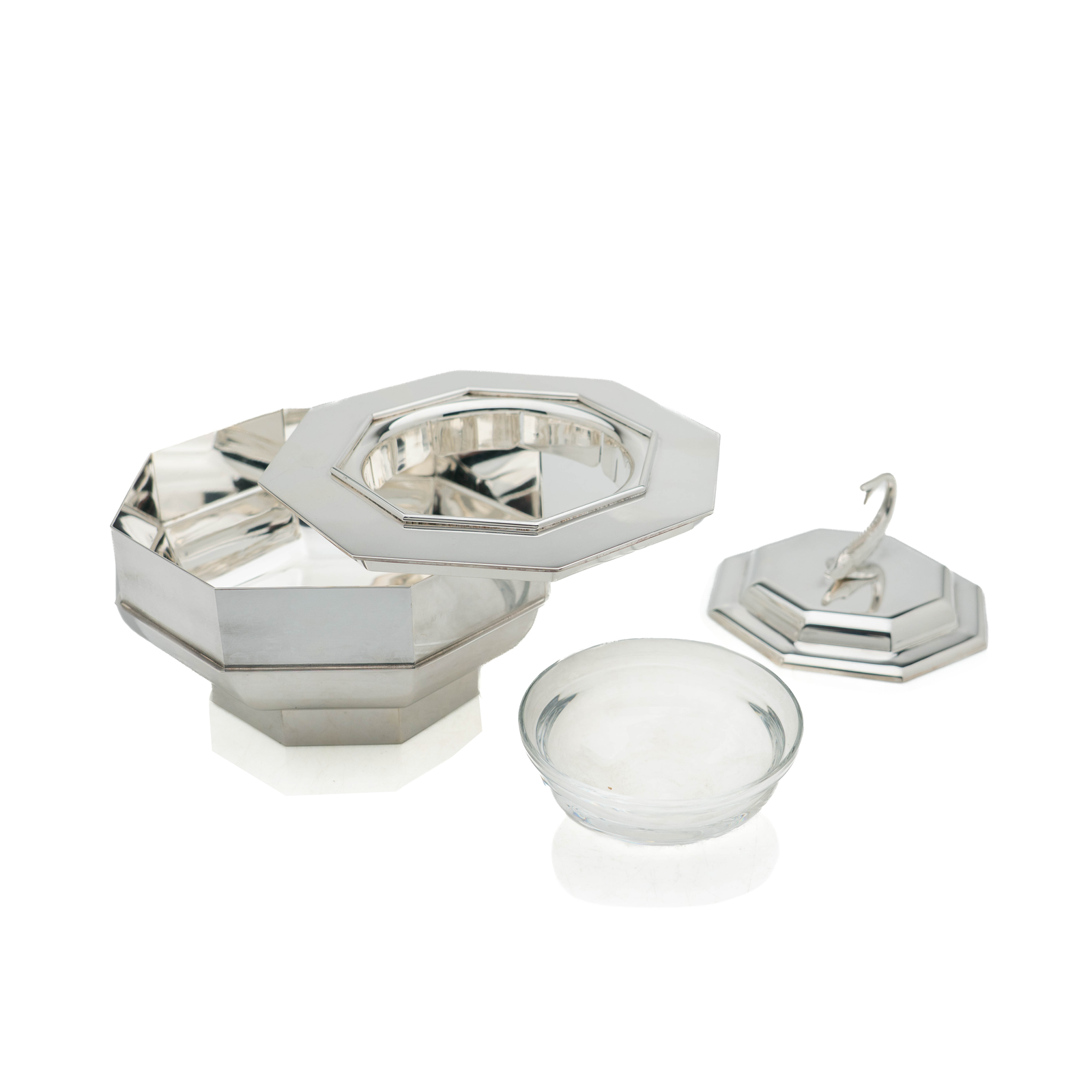 Meurgey Silver Caviar Service