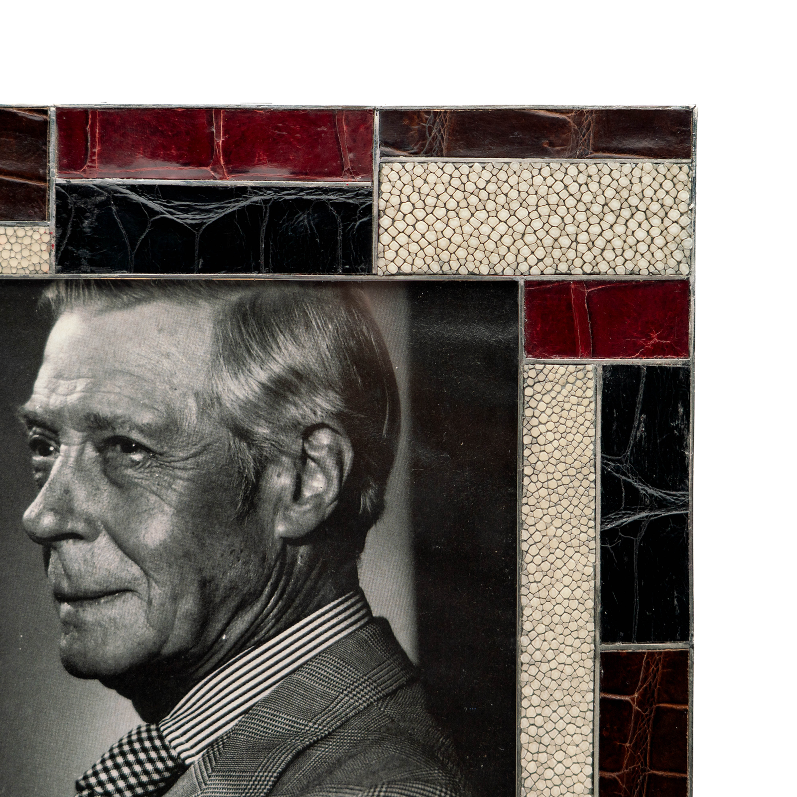 Patchwork Frame Shagreen, Alligator, Crocodile