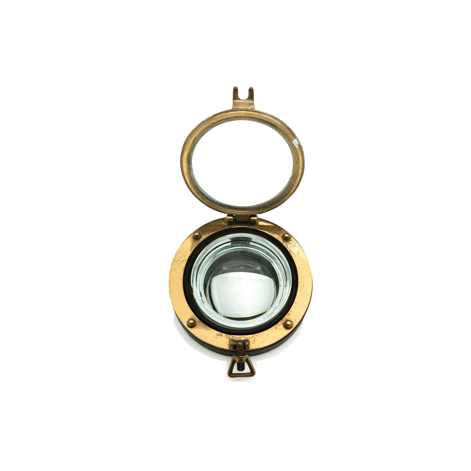 Asprey Bronze Porthole Catchall