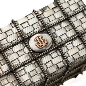 Sterling Silver Woven Box