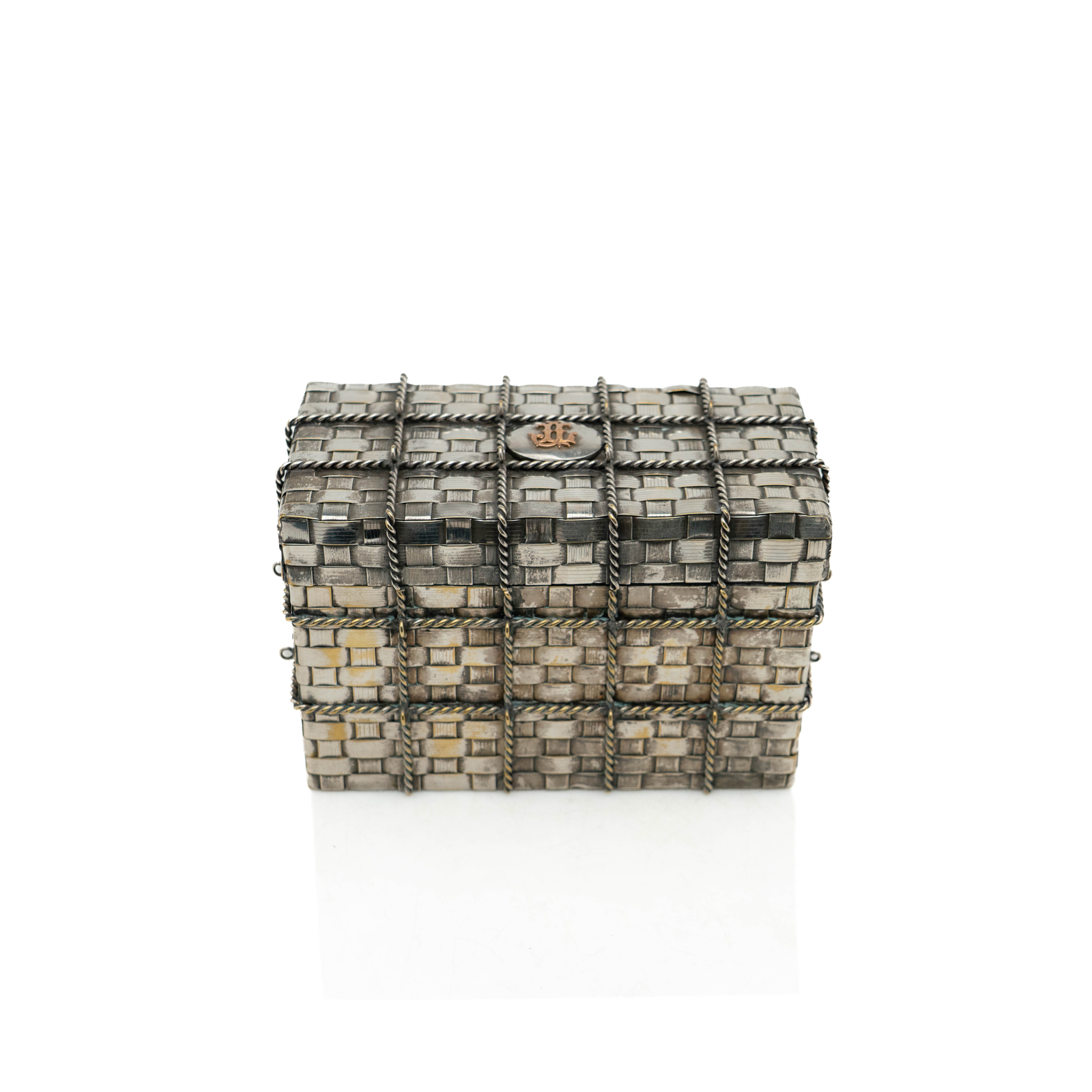 Sterling Silver Woven Box