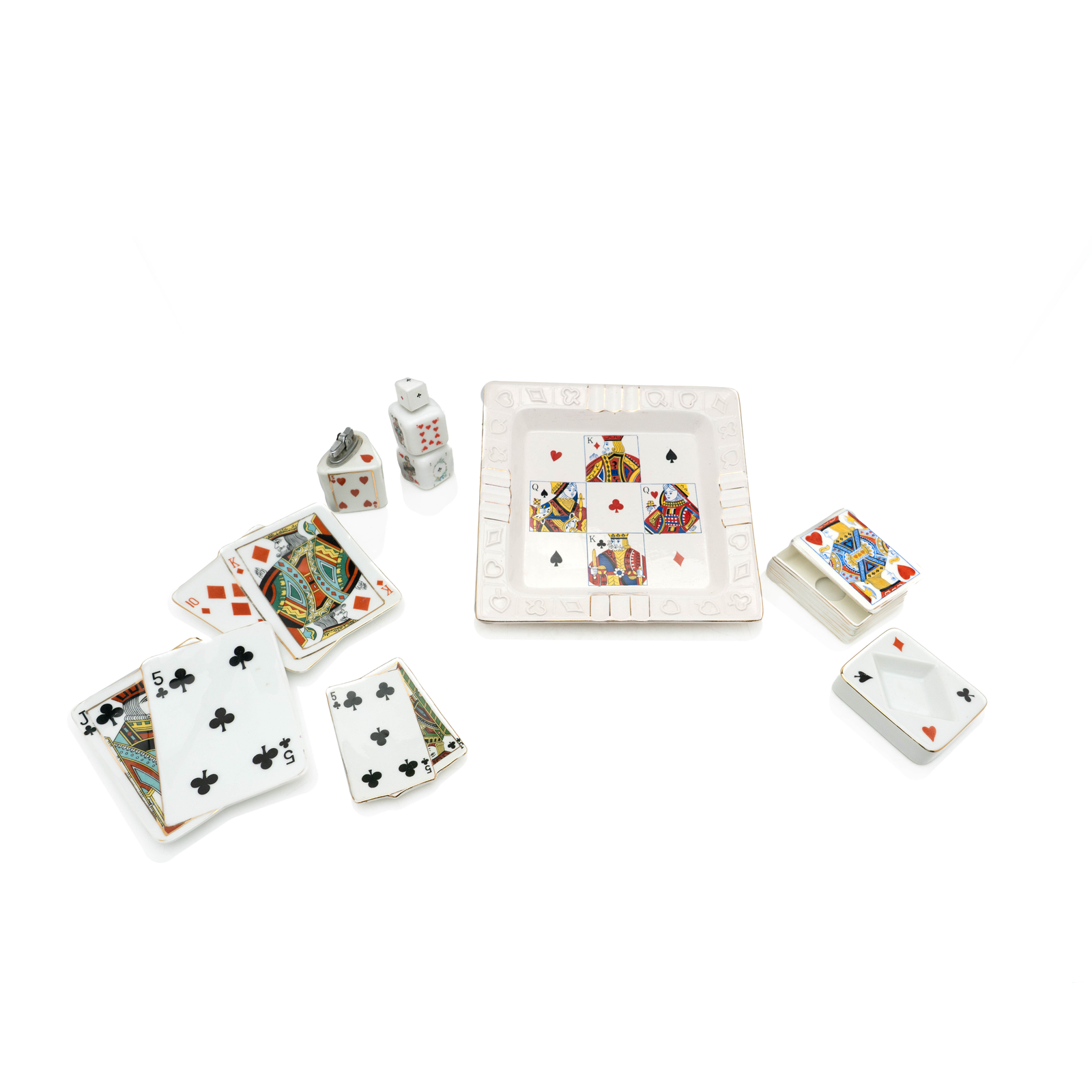 Porcelain Playing Card Set