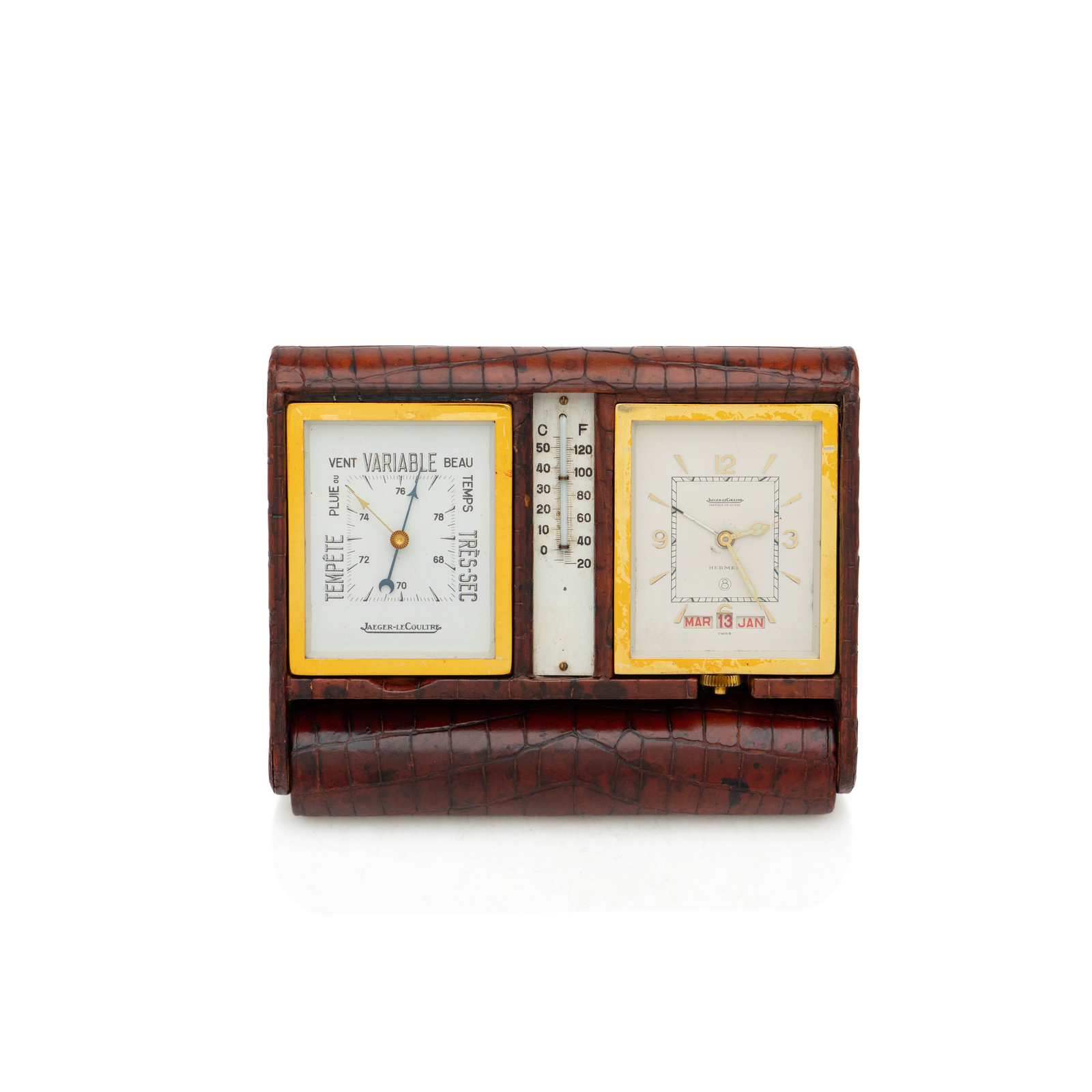 Jaeger LeCoultre Alligator Weather Station