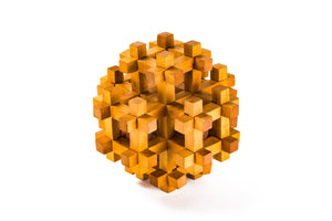French Wooden Puzzle Sculpture
