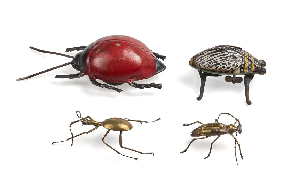 Group of various hand-made bugs