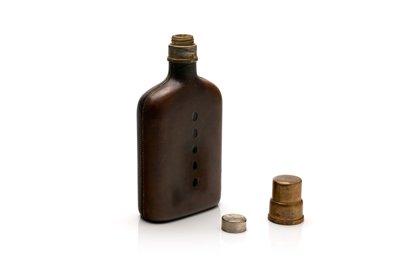 Hermes Leather Flask