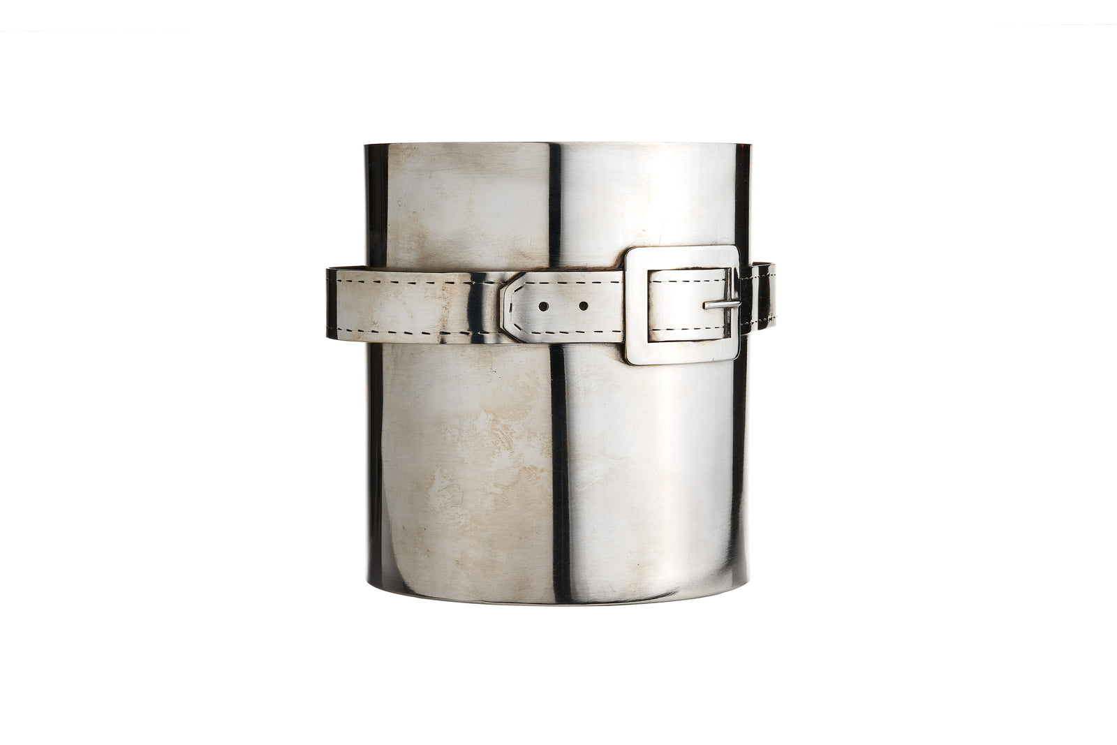 French Belt-Strap Ice Bucket