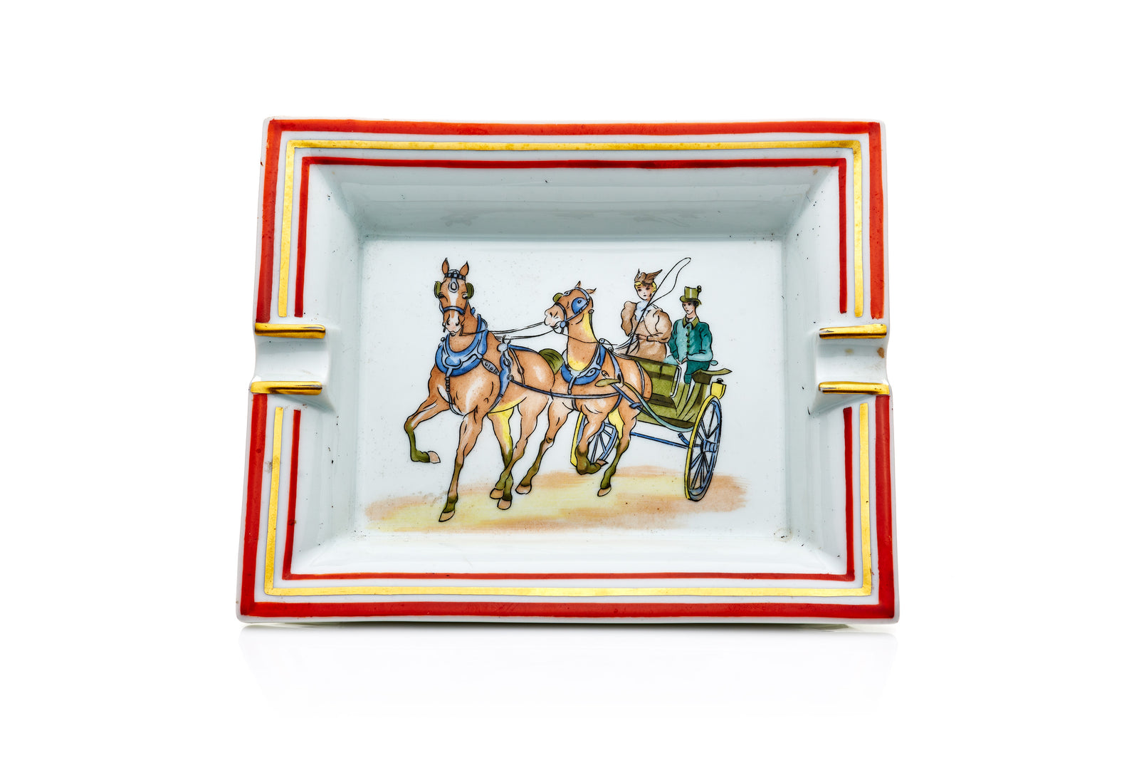 Hermes Ashtray, Horse & Buggy