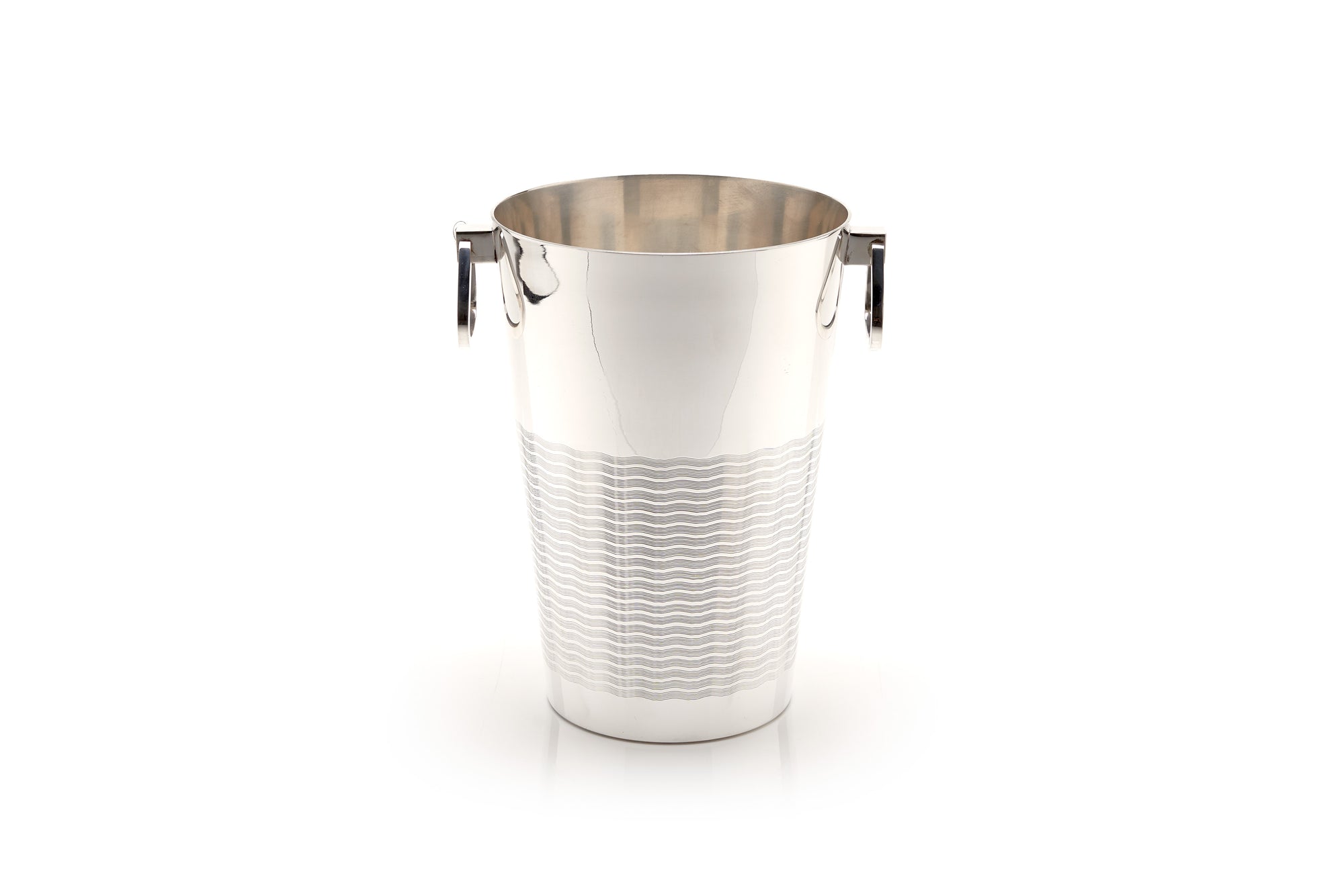 French Champagne Bucket, Wave Pattern