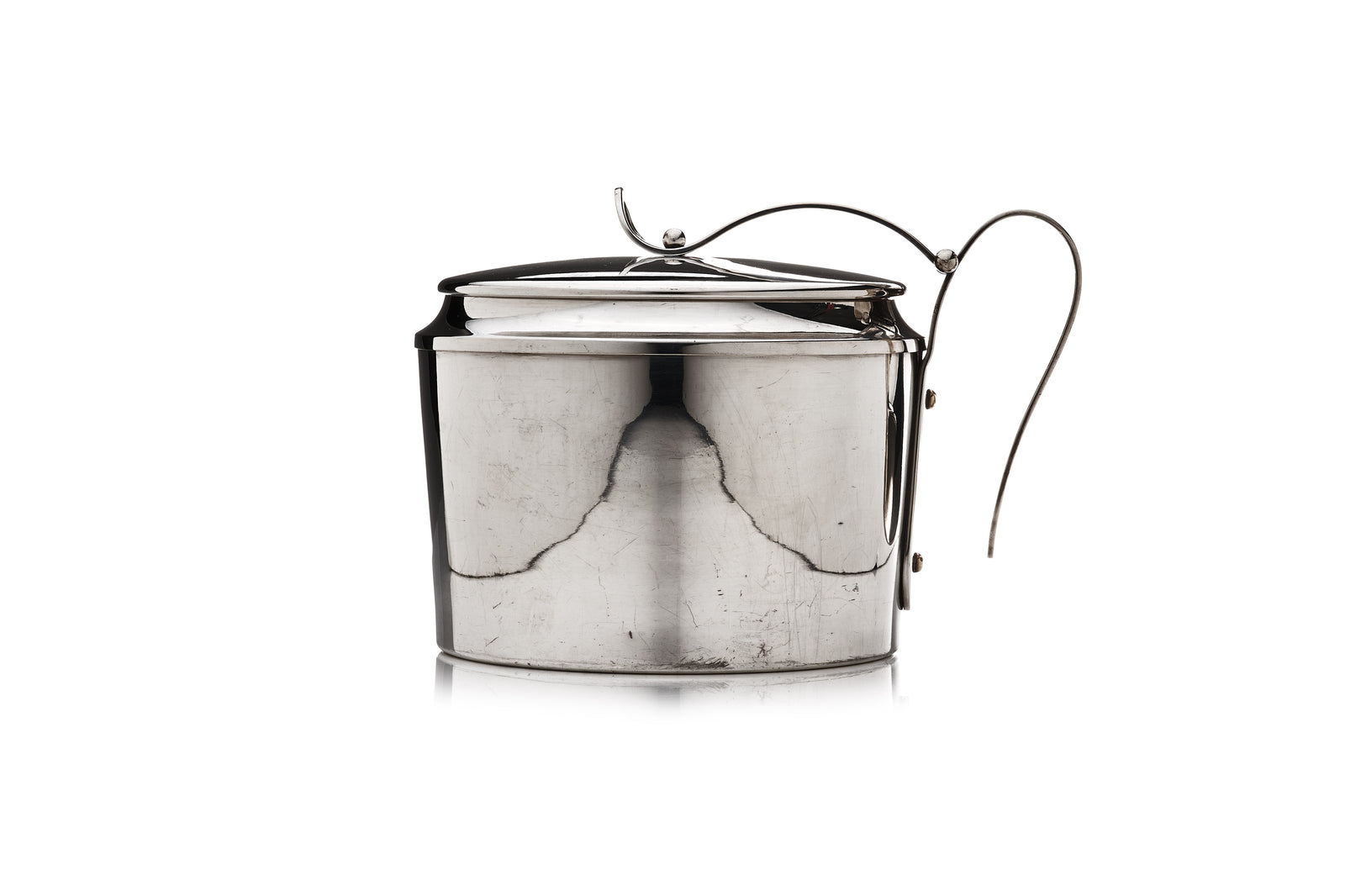 French Ice Bucket, Ribbon Handle