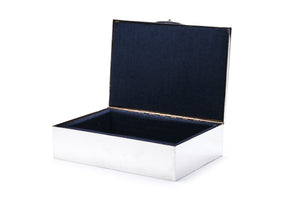 French Stone Box, Fleur de Lis & Stone