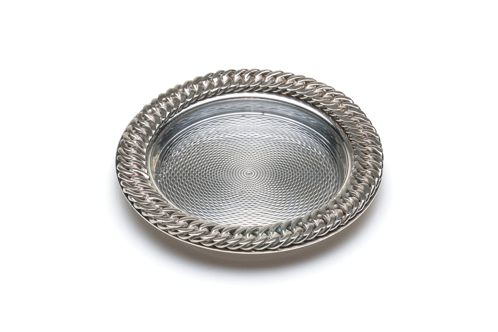 Hermes Bottle Coaster, Chainlink Motif