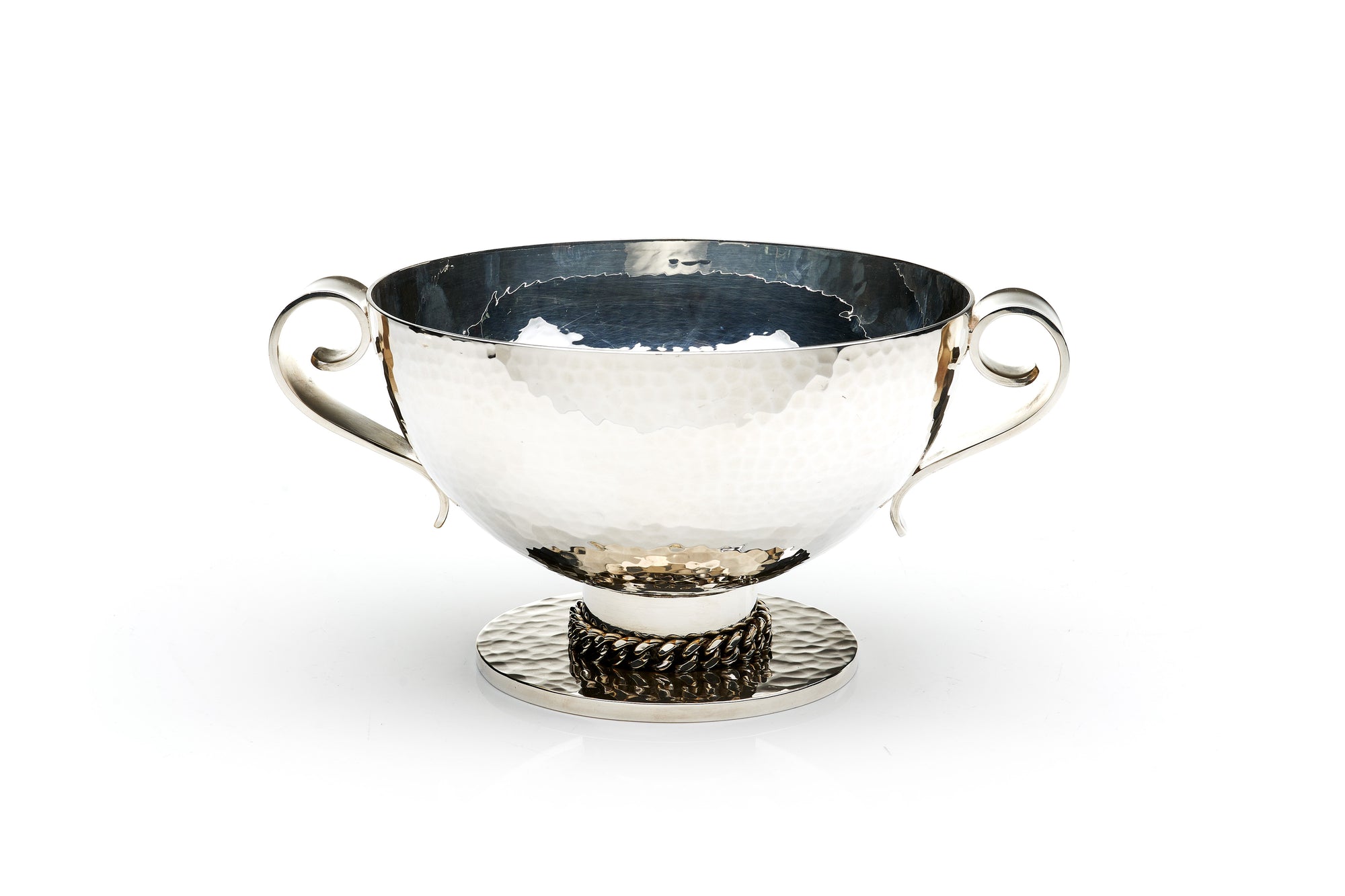 French Hammered Chainlink Tureen