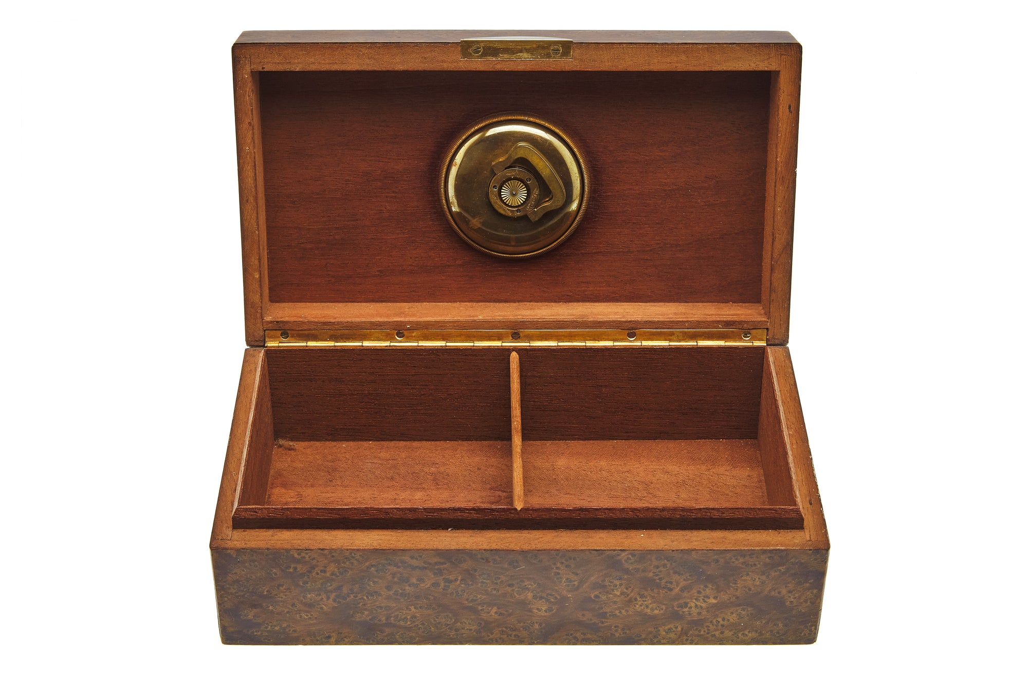 Burl Wood Clock Box