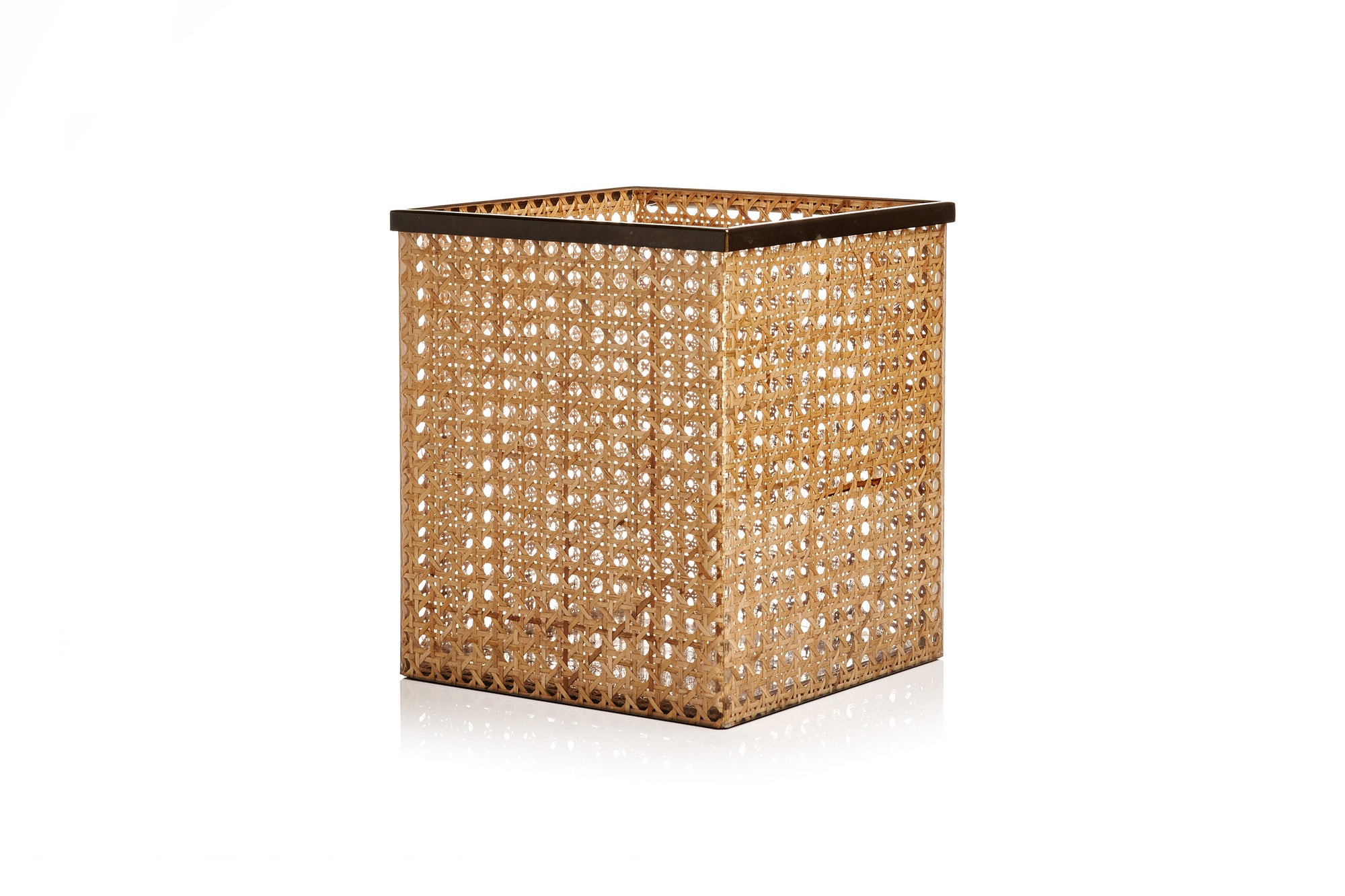 Christian Dior Wicker Waste Bin