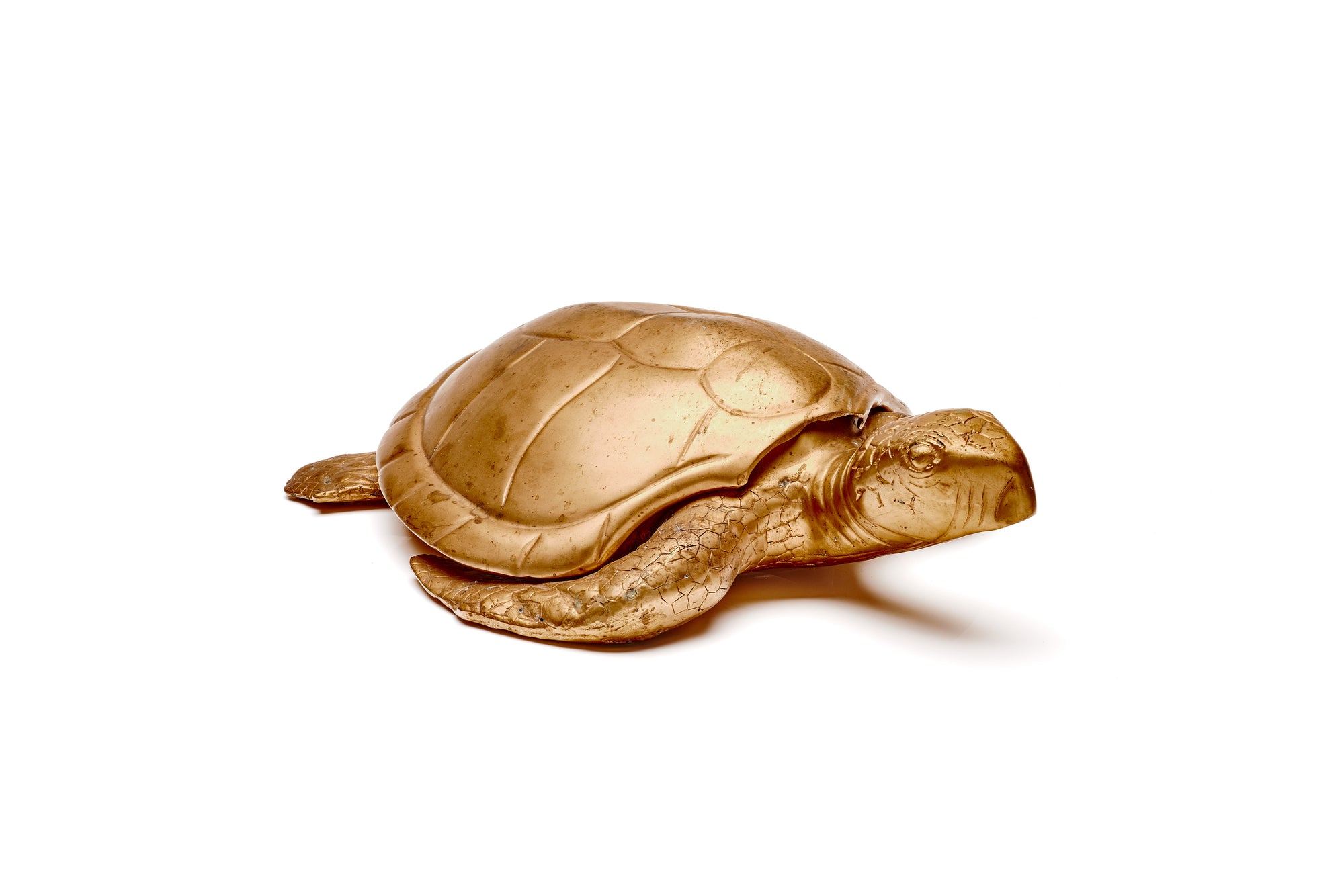 Gilt-Bronze Turtle Box, Maison Jansen