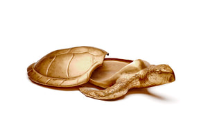 Gilt-Bronze Turtle Box, Maison Jansen