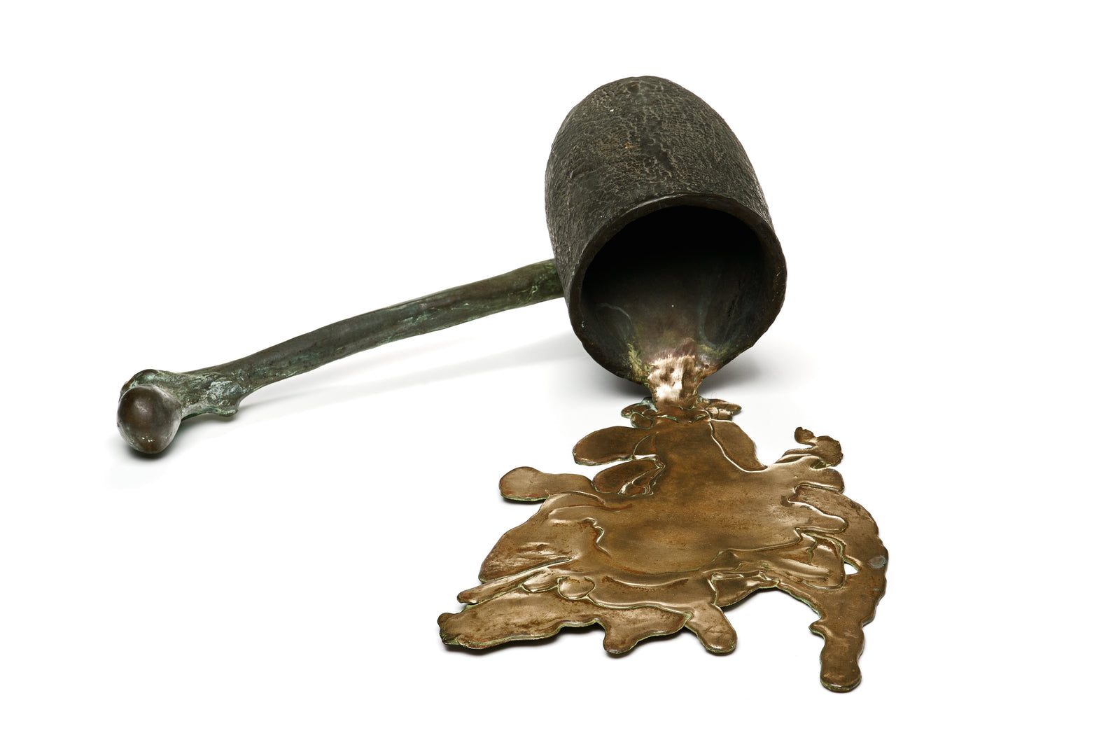 Spilled Bronze Sculpture