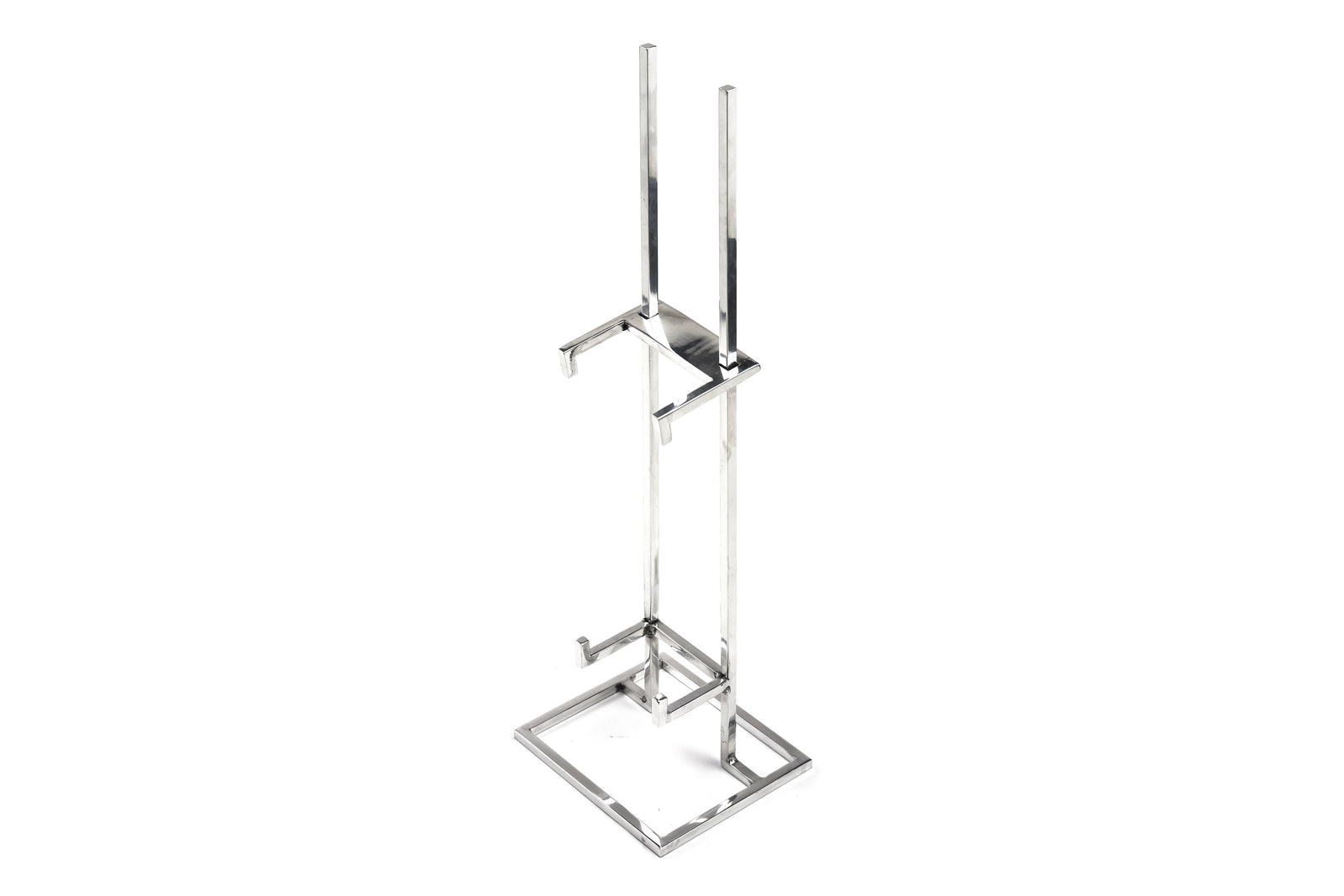 Polished Aluminum Sliding Table Easel