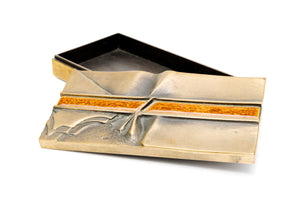 Bronze & Enamel Box, Del Campo